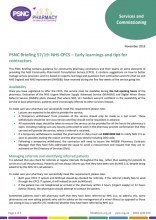 PSNC Briefing 57/19: NHS CPCS: Early learnings and tips for contractors